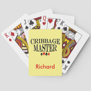 Personlig ledar- Cribbage Spelkort