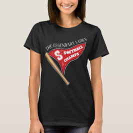 Personlig Legendary Dam Softball Champ T Shirt