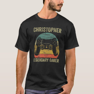 Personlig Legendary Gamer Shirt Christopher Nam T