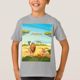 Personlig Lejon om Savannah T Shirt