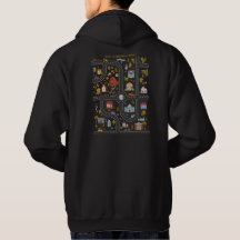 Personlig "Lek bilar på pappas rygg"-hoodie
