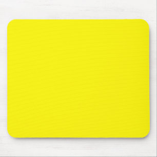 Personlig Lemon Gult en Färgad Musmatta