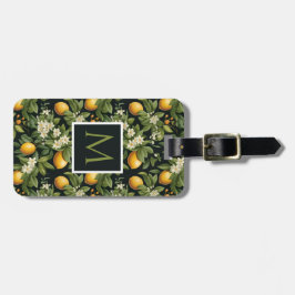 Personlig Lemon Resväskemärke Bagagebricka