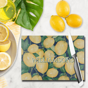 Personlig Lemons Navy Blue