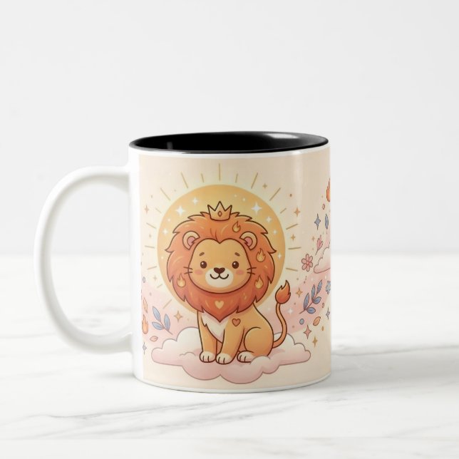 Personlig Leo Zodiak Foto Mugg (Vänster)
