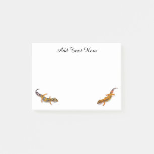 Personlig Leopard Gecko Lizard Post-it Block