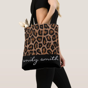 Personlig Leopard Mönster Tygkasse