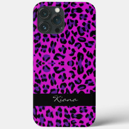 Personlig Leopard Print Magenta