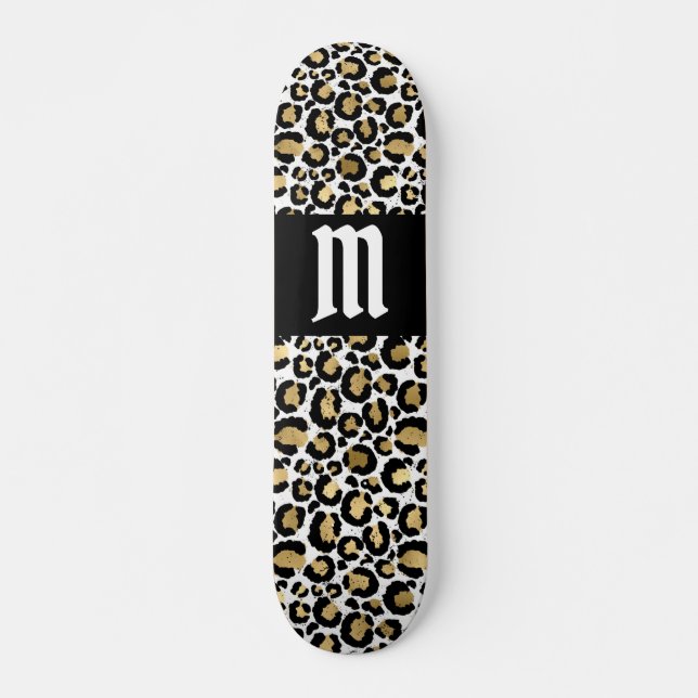 Personlig Leopard Print Skateboard (Framsida)