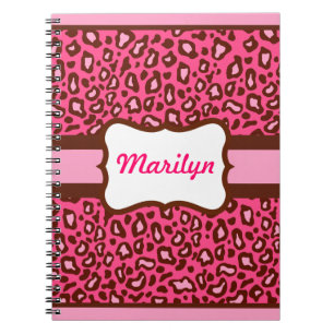 Personlig Leopard Skriv ut anteckningsbok
