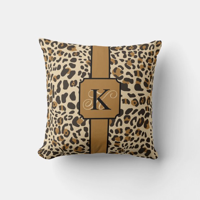 Personlig Leopards Jaguar Djurtrycksmönster Kudde (Framsida)