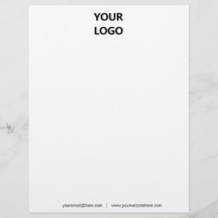 Personlig Letterhead Logotypens e-postwebbplats Brevhuvud