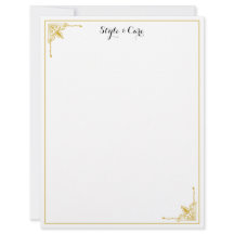 Personlig Letterhead med ditt namn i Stil