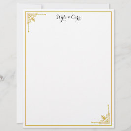 Personlig Letterhead med ditt namn i Stil Brevhuvud