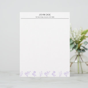 Personlig Letterhead med Namn och Adress Brevhuvud
