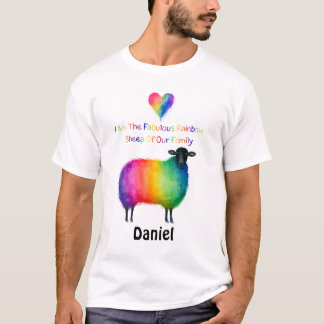 Personlig LGBTQ regnbågss får T Shirt