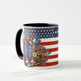 Personlig Liberty the American Way CowboyBoots Mugg