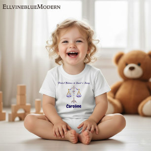 Personlig Libra ”Söt & Sassy” Småbarnskonst T Shirt
