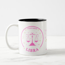 Personlig Libra Zodiac 11 oz Coffee Mugg