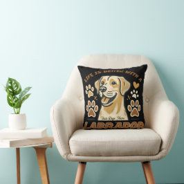 Personlig Life är bättre med en labradorpil Kudde