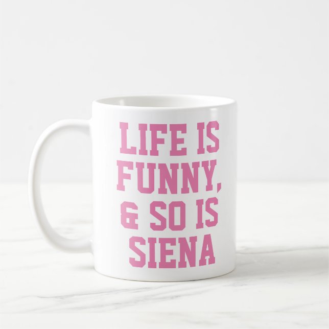 Personlig Life är Funny Humor Quote Slogan Mugg (Vänster)