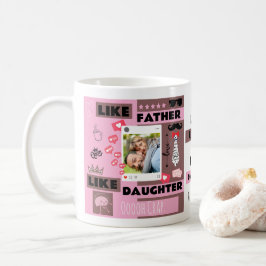 Personlig "Lika far lika dotter, åh nej" Kaffemugg