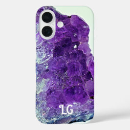 Personlig Lila Ametyst Apple iphone case