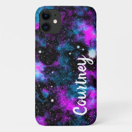 Personlig Lila Blue Galaxy Cosmic Space