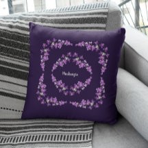 Personlig Lila Dendrobium Orchids Motif