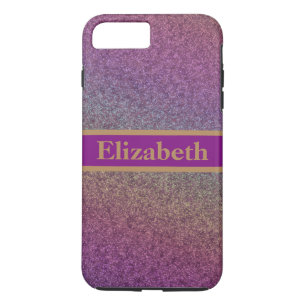 Personlig Lila Glitter Faux Foil Confetti