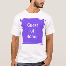 Personlig Lila Guest of Honor T-Shirt