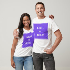 Personlig Lila Guest of Honor T-Shirt