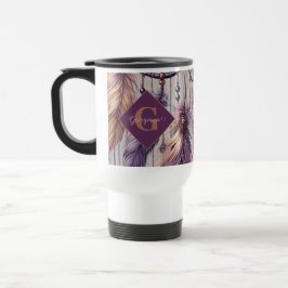 Personlig Lila & Guld Boho Dreamcatchers Resemugg
