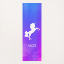 Personlig Lila himlar Rainbow Unicorn