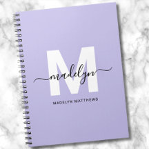 Personlig Lila Initial Monogram