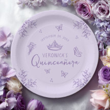 Personlig Lila Lavender Quinceanera