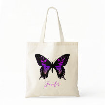 Personlig Lila Ombre Vinge Butterfly