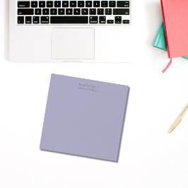 Personlig Lila Post it Notes Post-it Block