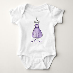 Personlig Lila Retro Prom Söt Party Dress Tröja