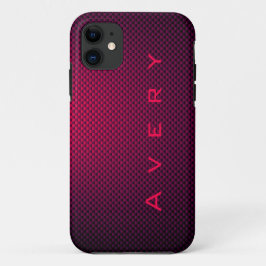 Personlig Lila svartkolsfiber mönstrad