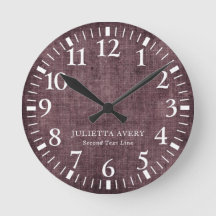 Personlig Lila Vin Linen Struktur