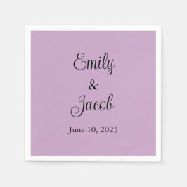 Personlig Lilac Pappersservett