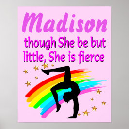 PERSONLIG LITE MEN FIERCE GYMNAST POSTER