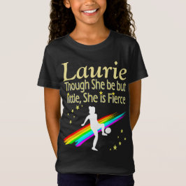 PERSONLIG LITE MEN FIERCE SOCCER GIRL T SHIRT