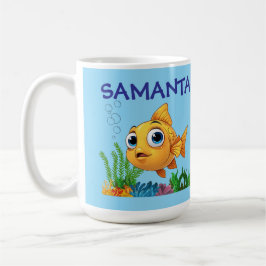 Personlig liten fisk Klassisk mugg
