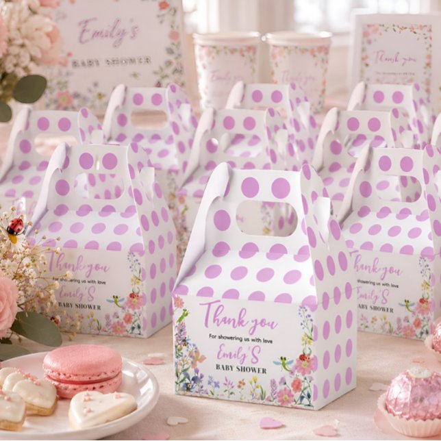 Personlig liten kärleksbugs baby shower presentaskar (Skapare uppladdad)