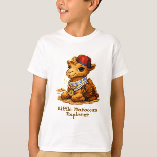 Personlig liten marockansk kamel för upptäckare – t shirt