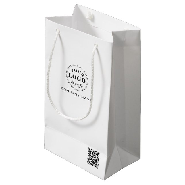 Personlig liten presentpåse för varumärkesbyggande (Framsidan Vinklad)