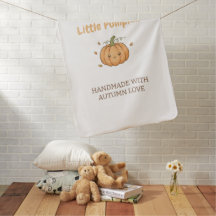 Personlig liten pumpa babyfilt