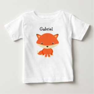 Personlig liten räv One Piece babytröja Tee Shirt